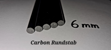 Carbon Rundstab 6 mm
